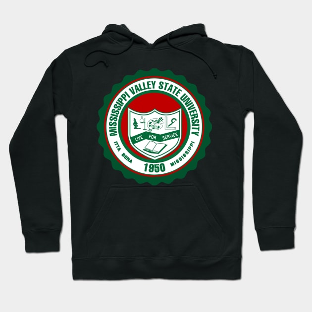 Mississippi Valley State 1950 University Apparel Hoodie by HBCU Classic Apparel Co